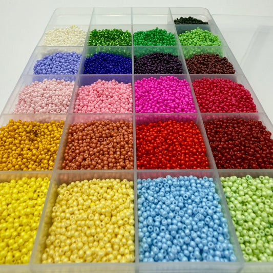 Czech Seed Beads, 10/0 – Shadow Blue (10g)