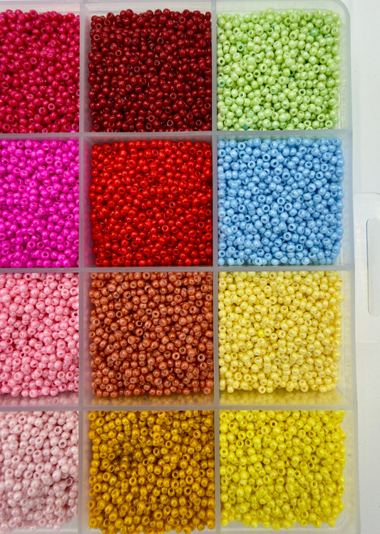 Czech Seed Beads, 10/0 – Sage Green (10g)