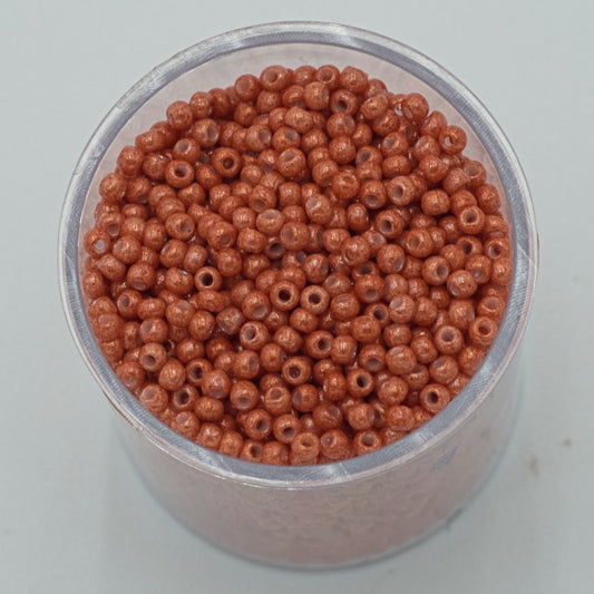 Czech Seed Beads, 10/0 – Coral (10g)
