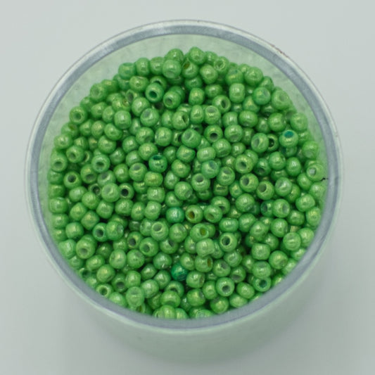 Czech Seed Beads, 10/0 – Light Green (10g)