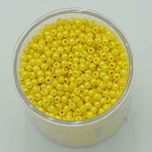 Czech Seed Beads, 10/0 – Minion Yellow (10g)