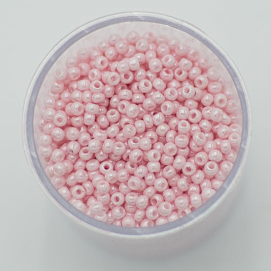 Czech Seed Beads, 10/0 – Pale Pink (10g)